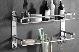 GRIVAN Stainless Steel Multi-use Rack, Bathroom Shelf