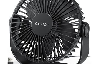 Gaiatop USB Portable Desk Fan