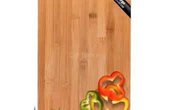 Go Store Large Non-Slip Wooden Bamboo Cutting Board