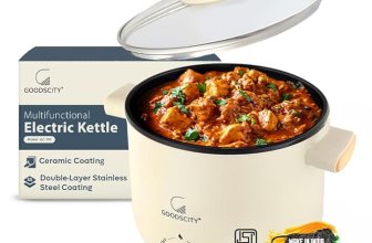 Goodscity Multipurpose Electric Kettle with Ceramic Coating