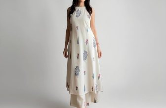 Klosia Women Pure Cotton Kurta Palazzo Set