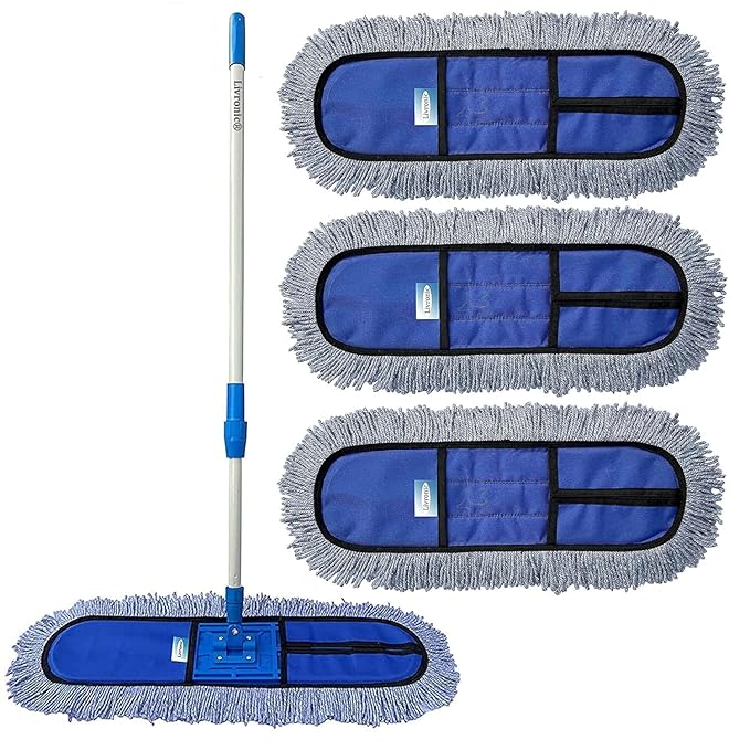 Latest Deal On Livronic® Plastic Wet and Dry Cotton Floor Mop - Dealsified