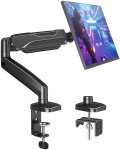 MOUNTUP Single Monitor Desk Mount, Adjustable Gas Spring Monitor Arm Support Max 32 Inch Screen