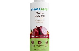 Mamaearth Onion Hair Oil with Onion Oil & Redensyl for Hair Fall Control