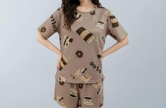SMOWKLY Women Korean Shorts Pajama Set