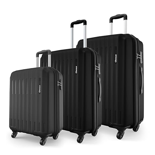 Latest Deal On Safari Genius Alley Set of 3 (Cabin + Medium + Large) Trolley Bags - Dealsified