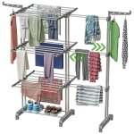 TEX-RO Expandable Clothes Drying Stand for Home