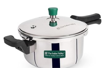 The Indus Valley Triply Stainless Steel 5 Litre Pressure Cooker