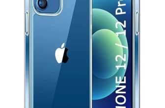 TheGiftKart Ultra-Hybrid Crystal Clear Back Case Cover for iPhone 12/12 Pro