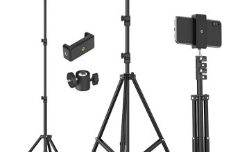 Tygot Lightweight & Portable 7 Feet (84 Inch) Long Tripod Stand