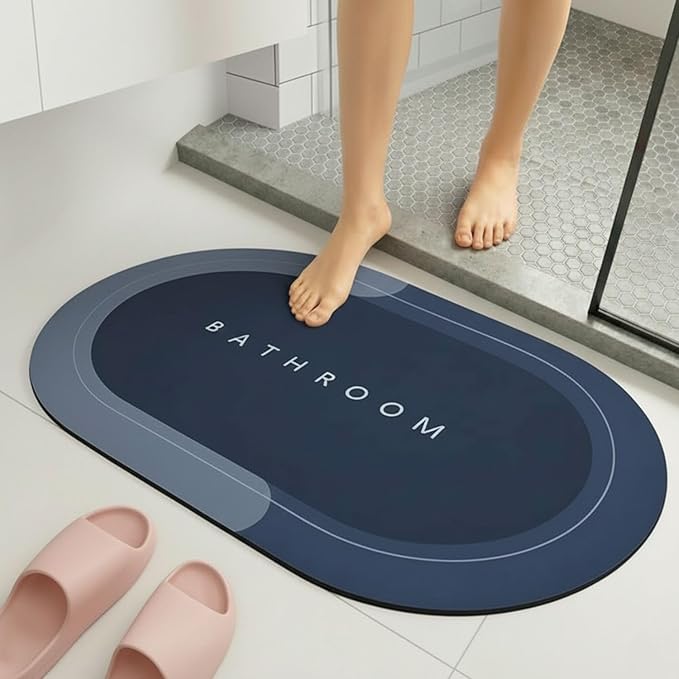 VERVENIX Pack of 1 Quick Dry Soft Water Absorbing Rectangular Bathroom Mat Latest Deal On VERVENIX Pack of 1 Quick Dry Soft Water Absorbing Rectangular Bathroom Mat - Dealsified