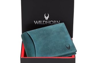 WildHorn Blue Hunter Leather Men’s Wallet
