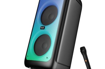 boAt Partypal 390/400 Speaker w/ 160 W Signature Sound, Karaoke with 2 Microphone Input Ports