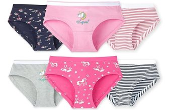 ARIEL Girls Cotton Multicolor Panties (Pack of 6)