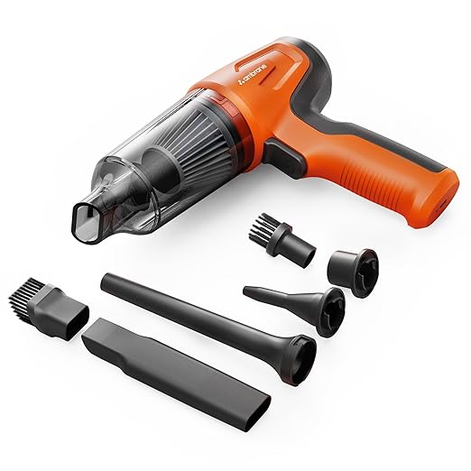 Latest Deal On Ambrane 12kPA Powerful Suction 80W Wireless Hand Vacuum & 95000 RPM Air Blower 2in1 Wireless Vacuum Cleaner - Dealsified