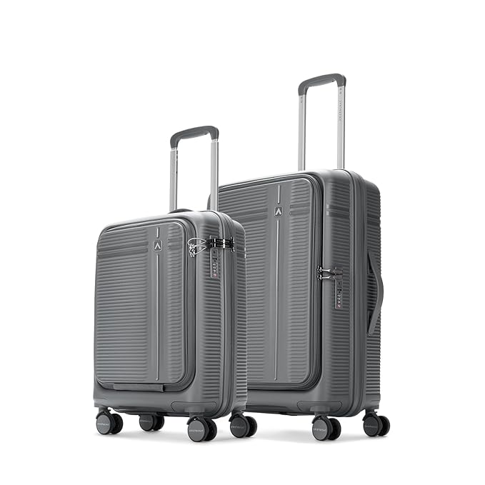 Latest Deal On Aristocrat Solana Set of 2 Trolley Bag - Dealsified