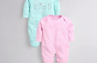 BABY GO Baby Boys & Baby Girls Cotton Sleepsuit Pack of 2