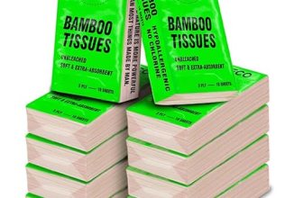 Beco Bamboo Hanky Tissues, 100 Pulls Pack of 10, 100% Natural and Ecofriendly