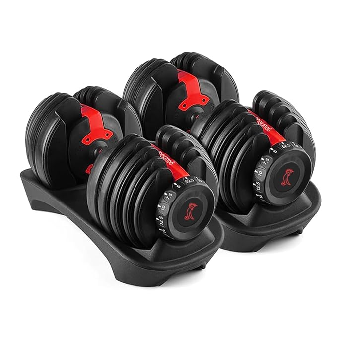 Latest Deal On Cockatoo ADB-01 2.5 KG- 24 Kg Adjustable Dumbbell Set - Dealsified