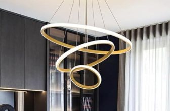 Desidiya® Modern Double 3-Ring LED Pendant Light Lamp