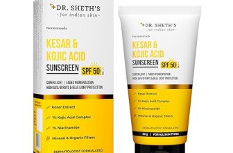 Dr. Sheth’s Kesar & Kojic Acid Sunscreen | With 2% Kojic Acid