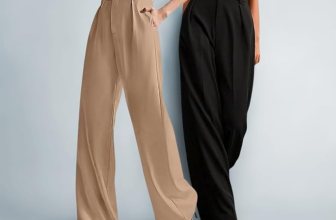 GRECIILOOKS Women High Rise High Waist Trousers Flared Korean Style Formal Pants
