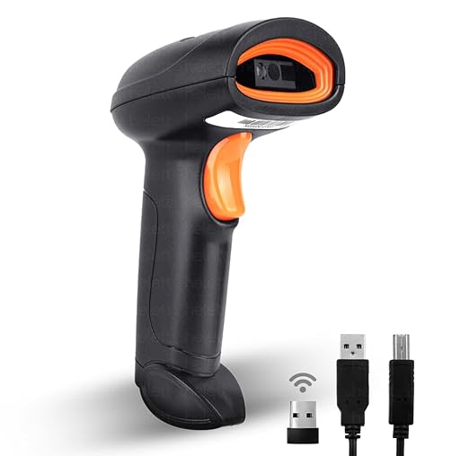 Latest Deal On Helett® HT20™ Wireless 2.4GHz 2D & 1D Barcode Scanner (QR Code & Barcode) - Dealsified