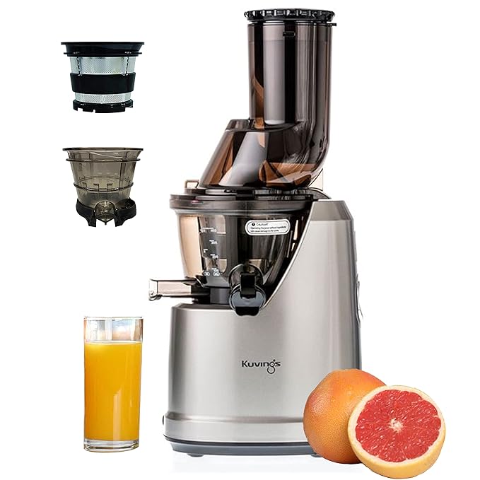 Latest Deal On Kuvings B1700 Dark Silver Cold Press Juicer - Dealsified