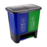 Nayasa 2 in 1 Pedal Dustbin Bold – 25 L (12.5 L Each)