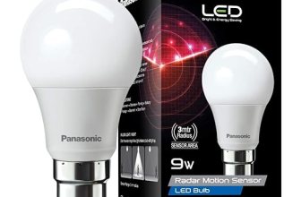Panasonic 9 Watt Motion Sensor Led B22D Bulb for Home