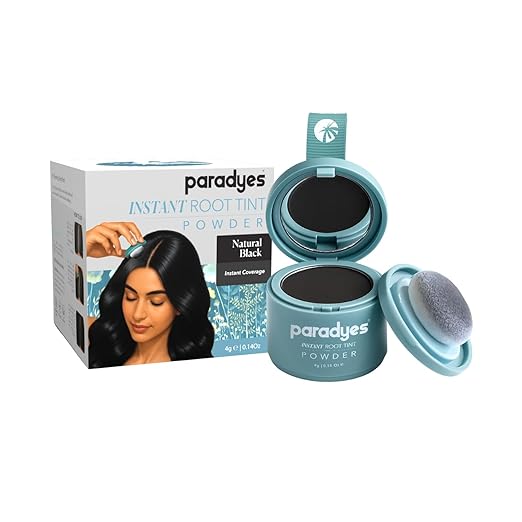 Latest Deal On Paradyes Cover Up Powder Natural Black Instant Root Tint - Dealsified