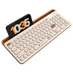 Portronics Bubble 3.0 Wireless Keyboard with Bluetooth + 2.4 GHz USB Receiver