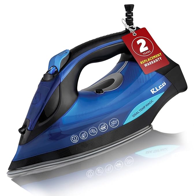 Latest Deal On Rico 2200 Watts Japanese Technology Steam Iron with Spray - Dealsified