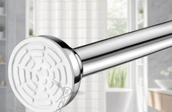 SITTELLA® (125Cm To 220Cm) Extendable Shower Curtain Tension Rod Non-Drilling Anti-Skid Spring Pull Rod
