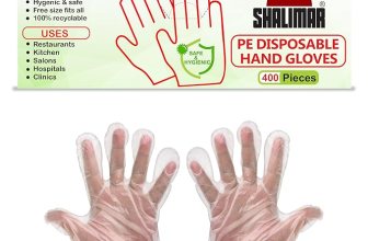 Shalimar plastic Disposable Hand Gloves ( Pack of – 2 )