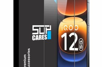 SupCares Tempered Glass for iQOO 12, iQOO Neo 9 and Neo 9 Pro (6.78 Inch) With Installation Kit