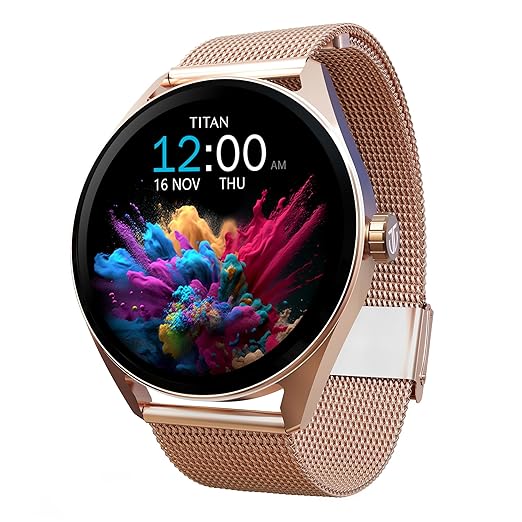Latest Deal On Titan Crest 1.43” AMOLED Smart Watch with BT Calling - Dealsified