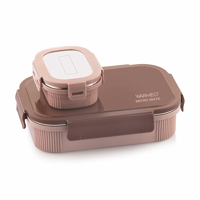 Latest Deal On WARMEO MICROMATE Microwave-Safe Stainless Steel Lunch Box - Dealsified
