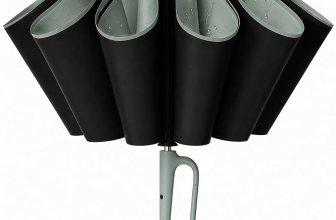 Zemic UV Reversible Umbrella with Novelty Carabiner Handle