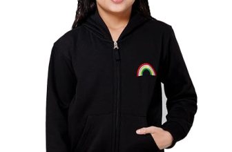 Alan Jones Clothing Girls Zipper Hooded Sweatshirt