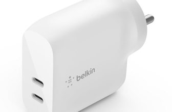 Belkin 40W (20W + 20W) Two Ports USB -C PD Wall Charger