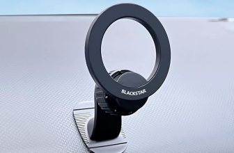 Blackstar Air-Safe Dash : MagSafe Compatible Magnetic Mobile Phone Holder for Car Dashboard with 540° Angle Rotation