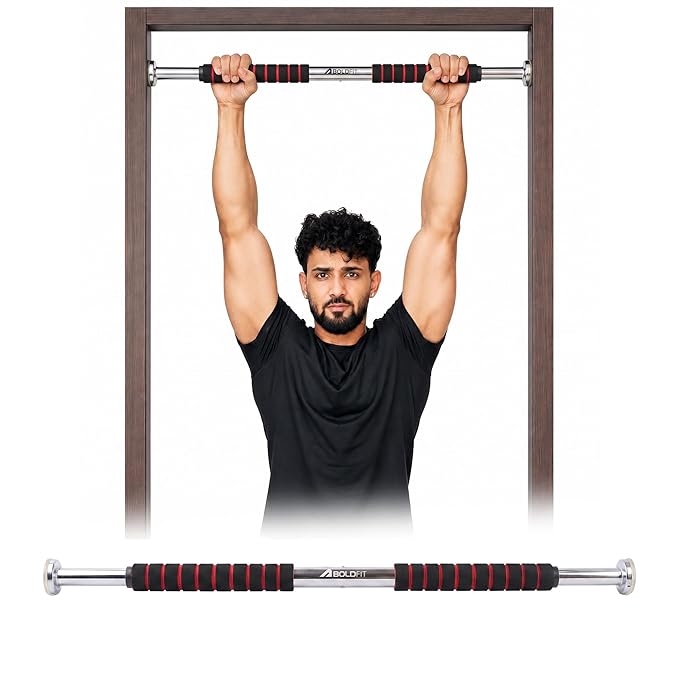 Latest Deal On Boldfit Pull Up Bar for Home Workout Without Screw - Dealsified