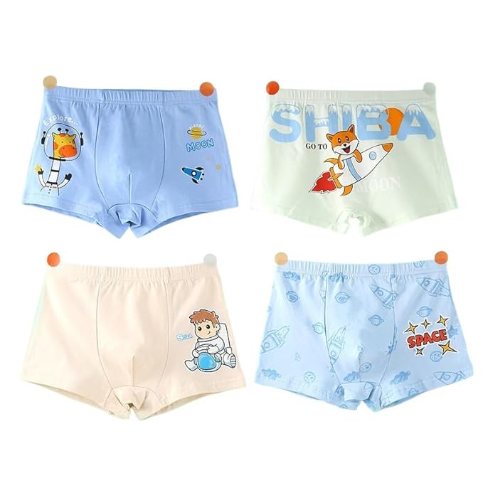 Boys Pure Cotton Underwear Soft Boyshorts Kids Boxer Briefs Hipster Panties Multi Pattern (Pack of 4) Latest Deal On Boys Pure Cotton Underwear Soft Boyshorts Kids Boxer Briefs Hipster Panties Multi Pattern (Pack of 4) - Dealsified