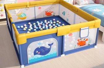 Dawnwake Playpen for Baby up to 5 Years Playards with Pit Balls
