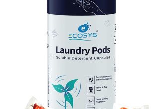Ecosys 3-in-1 Dissolvable Magic Laundry Pods for 20 washes