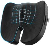 FOVERA Orthopedic Coccyx Seat Cushion for Tailbone Pain | 2-Years Warranty