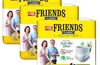 Friends Classic Aloe Vera Adult Diaper XL Size Pants | 30 Count (Extra Large)