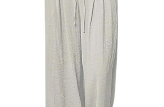 GRECIILOOKS High Waist Polycotton Trousers for Women