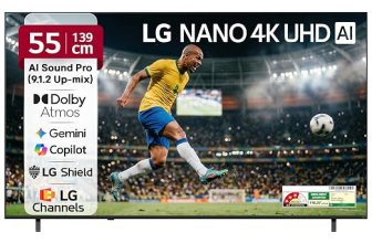 LG 139 cms (55 inches) NU87 AI Series Nano 4K Ultra HD Smart webOS LED TV